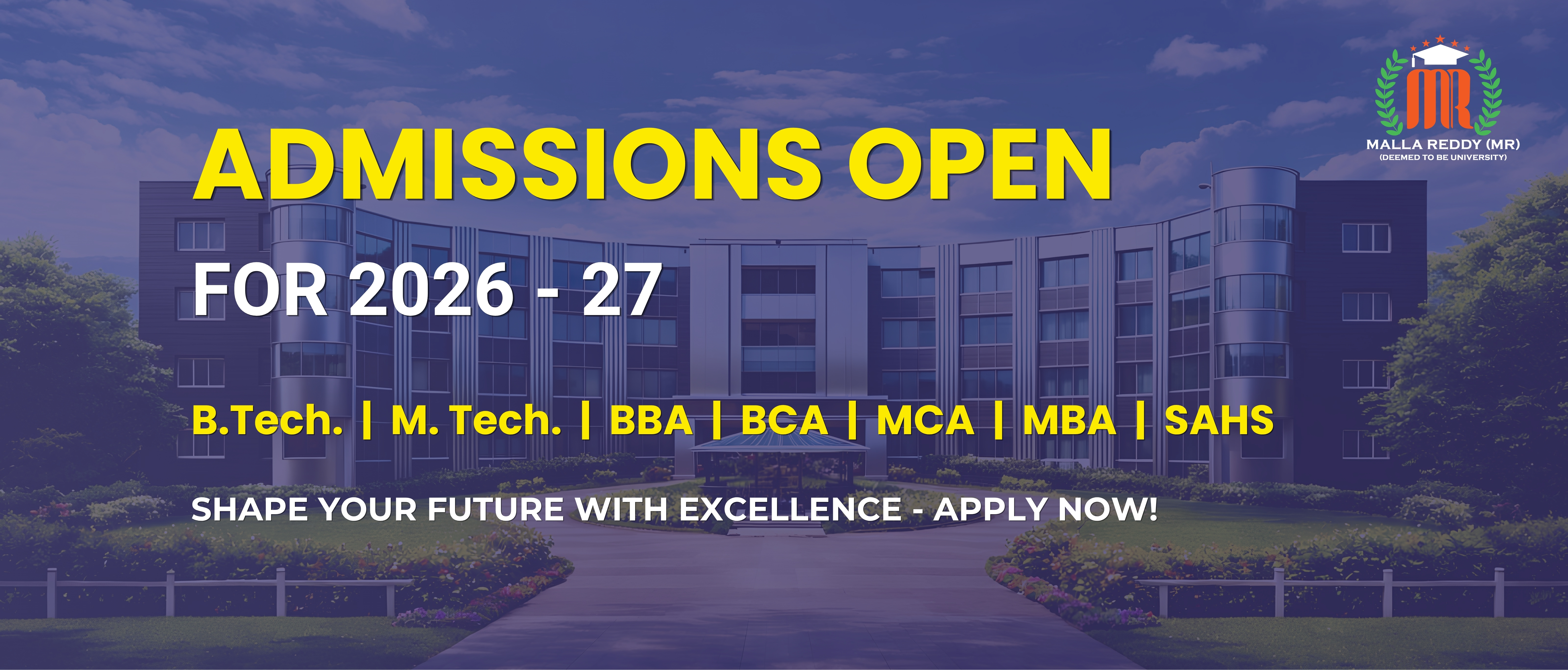 Admissions Open 2026
