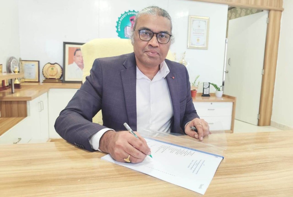 Portrait of Dr. Yuvaraju Chinnam, Pro-Vice Chancellor
